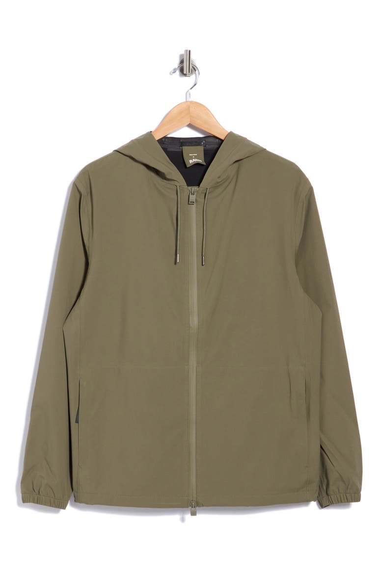 Suva Waterproof Hooded Jacket, Main, color, MARSH