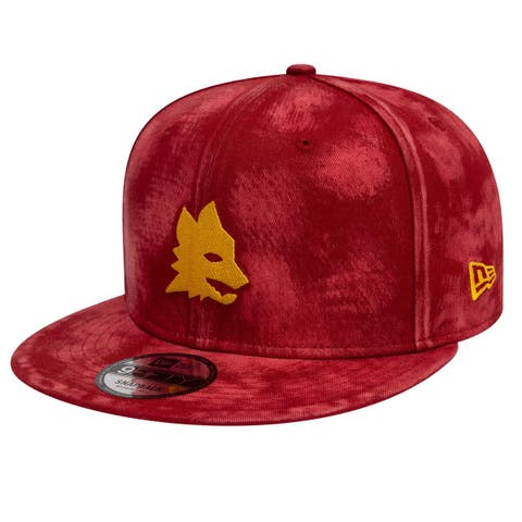 Men's New Era Red AS Roma Tie-Dye 9FIFTY Snapback Hat