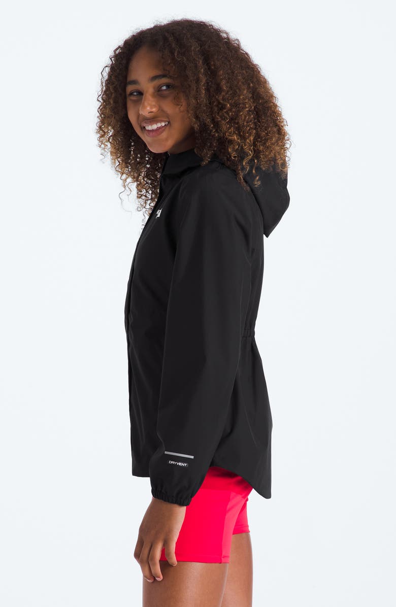 The North Face Kids' Antora Waterproof Rain Jacket, Alternate, color, Tnf Black/ Tnf Black
