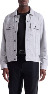 Bugatchi Knit Trucker Jacket