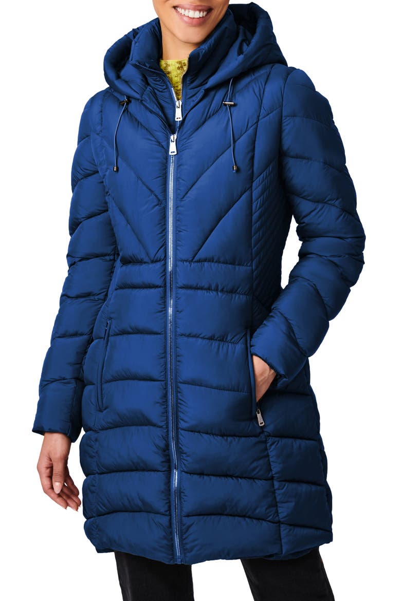 Hooded Walker Coat, Main, color, TEAL WING