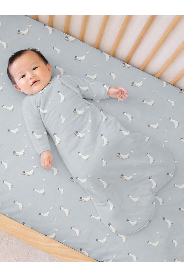 Unisex Baby Long Sleeve Transitional Swaddle Sleep Sack, Easy Diaper Changes, 1.0 TOG, Alternate, color, Baseball Goose