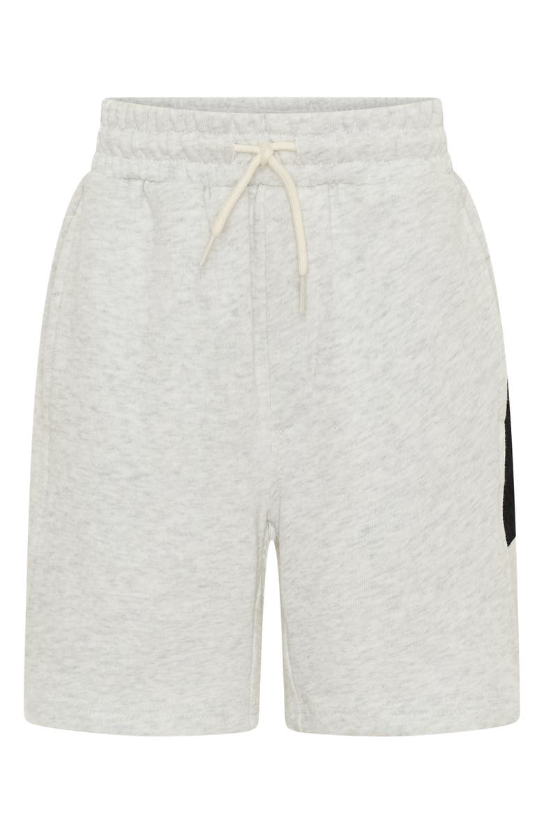 TINY TRIBE Kids' Sport Colorblock Drawstring Shorts, Main, color, Grey Marle