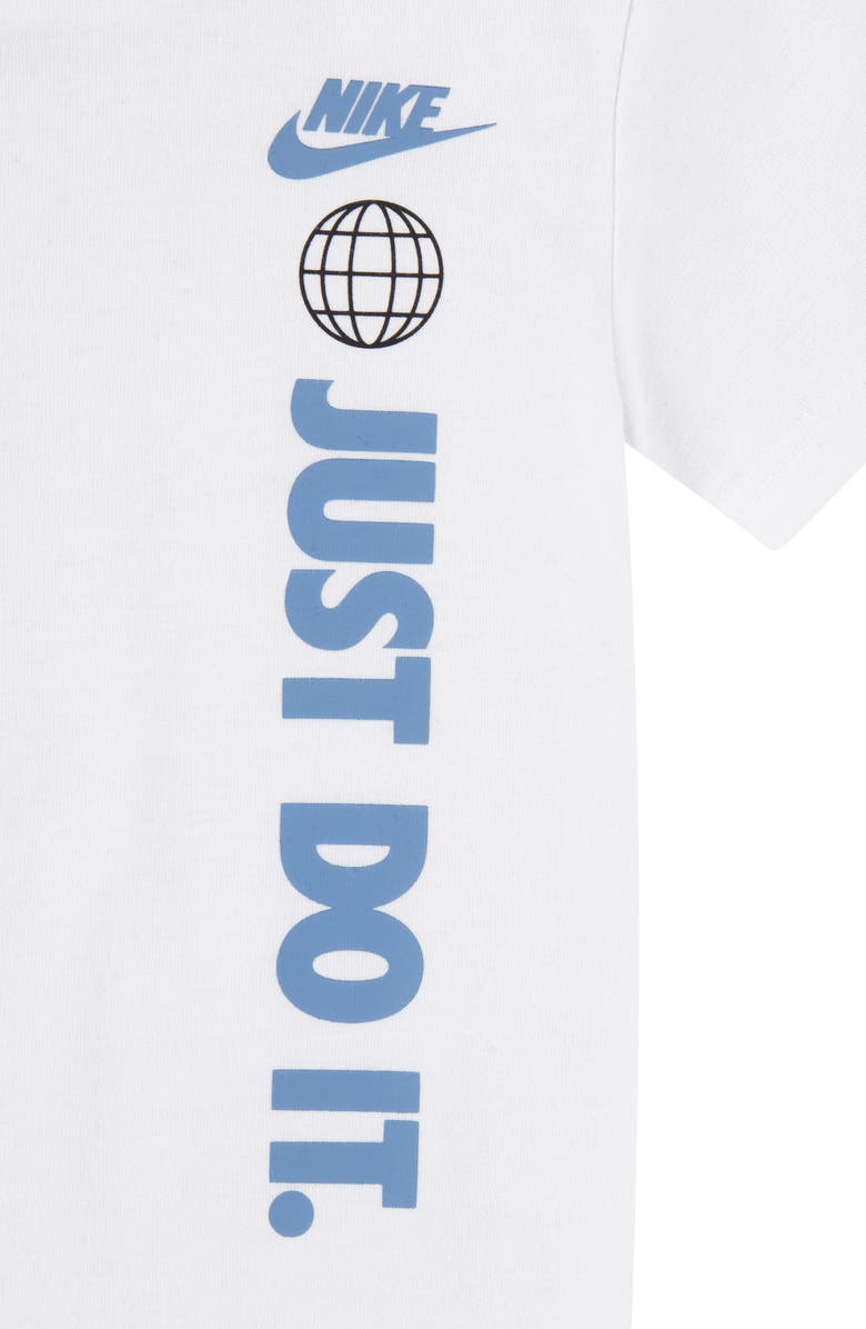 Nike Futura T-Shirt & Pants Set, Alternate, color, Nike Aegean Storm