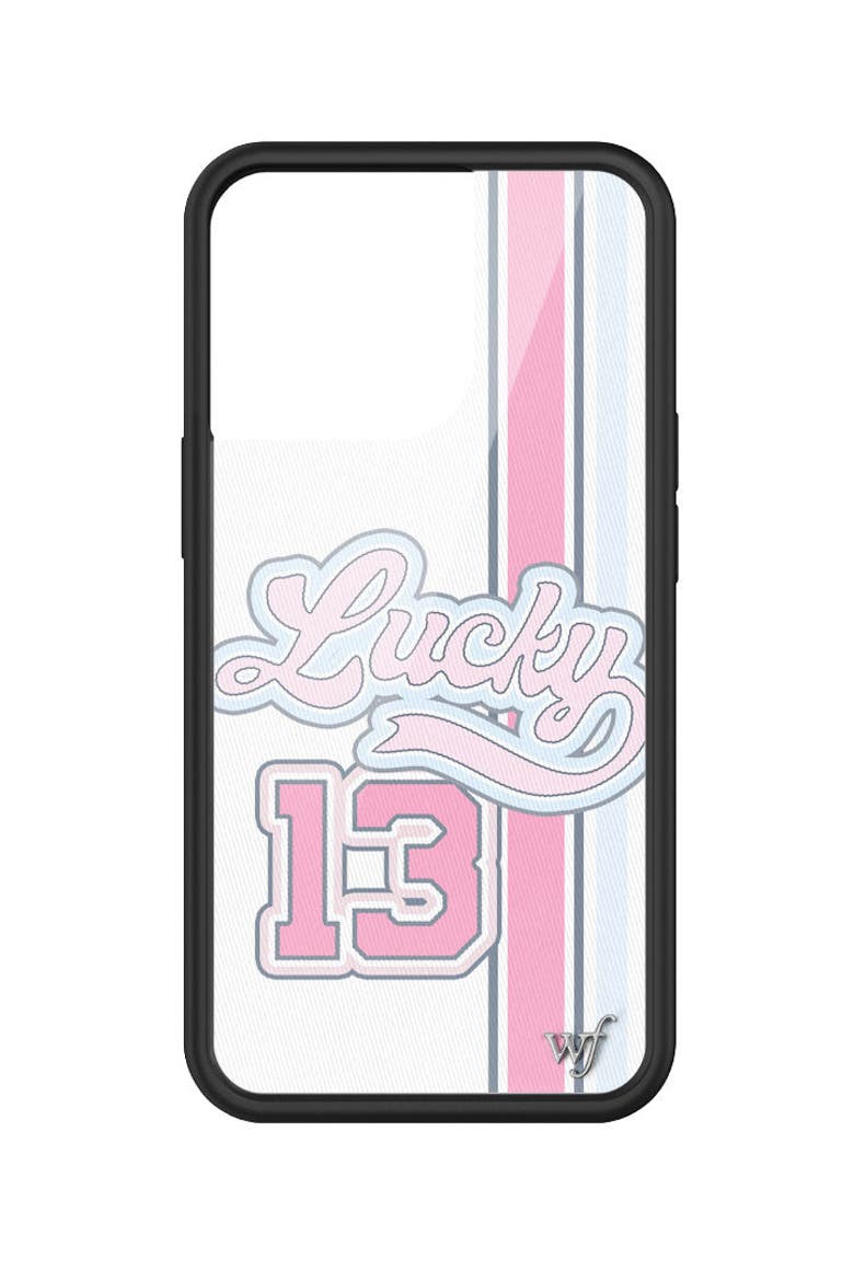 Lucky Girl iPhone Case, Alternate, color, White