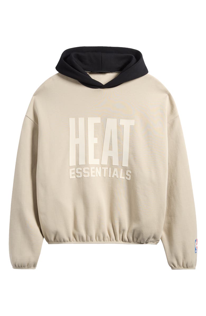 Fear of God Essentials x NBA Miami Heat Graphic Hoodie, Alternate, color, 
