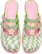 Hot Chocolate Design Shaken Squares Women's Mary Jane Clogs