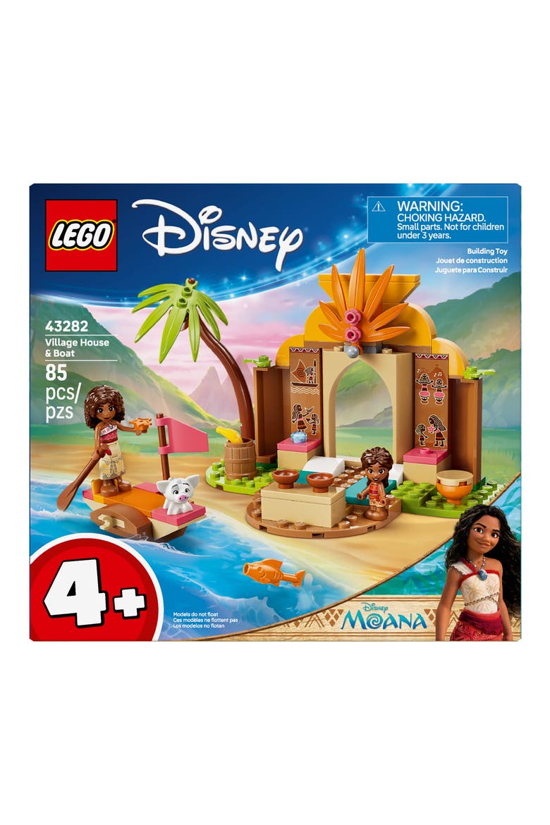 Disney Moana Village House & Boat LEGO Kit 43282, Alternate, color, MULTI
