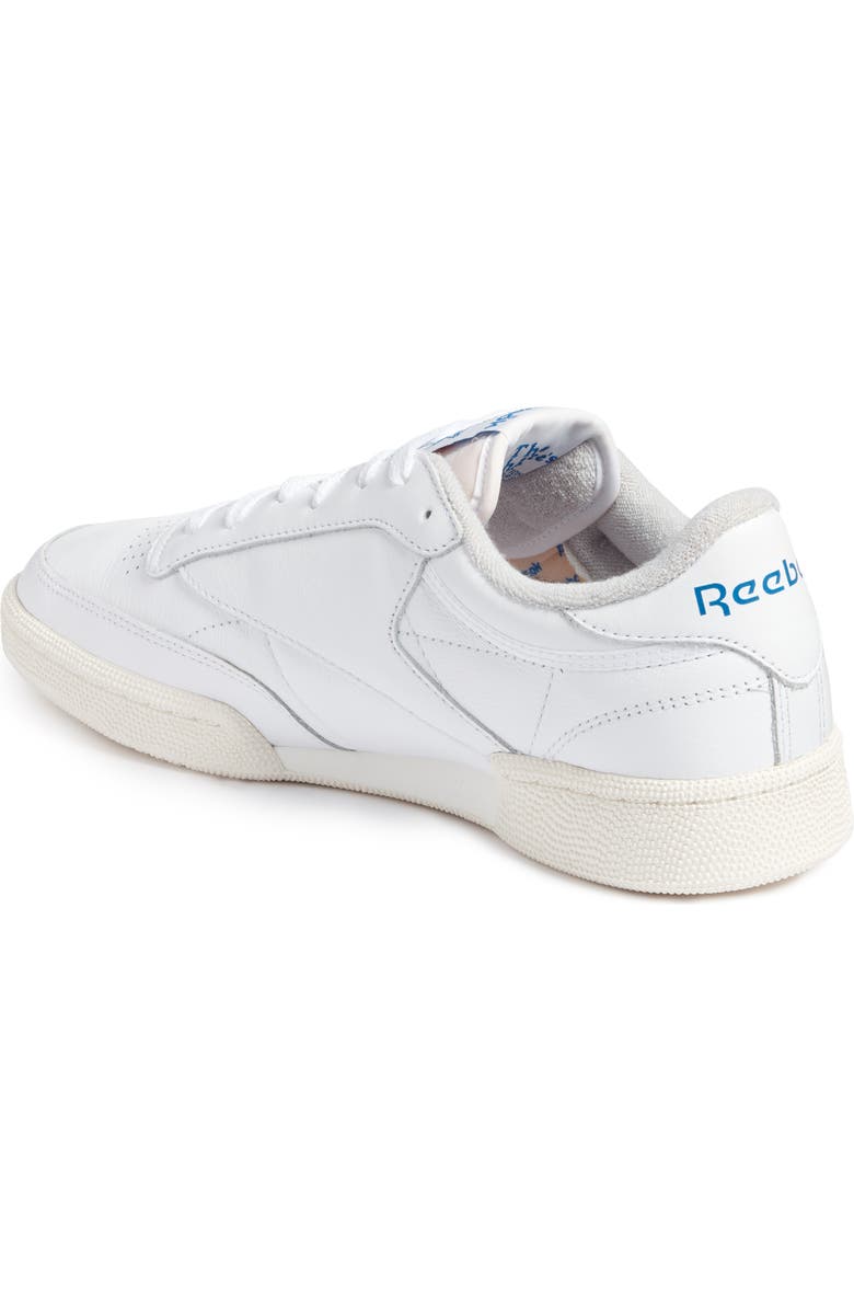 Reebok Club C 85 Vintage Sneaker, Alternate, color, White/ Chalk/ Vector Blue