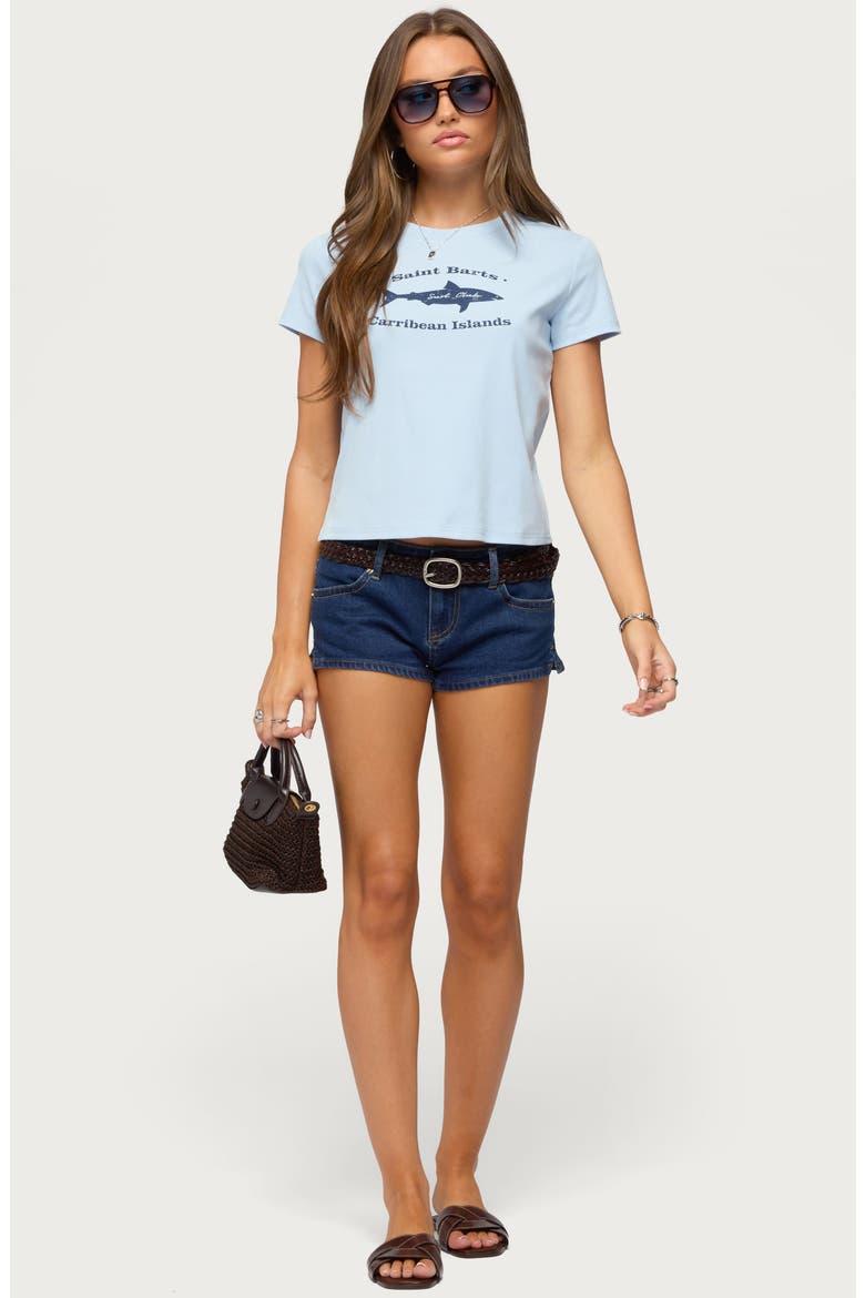 Surf Club Stretch Cotton Graphic T-Shirt, Alternate, color, BLUE