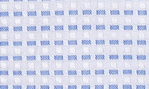 David Donahue Regular Fit Neat Print Cotton Dress Shirt In Blue