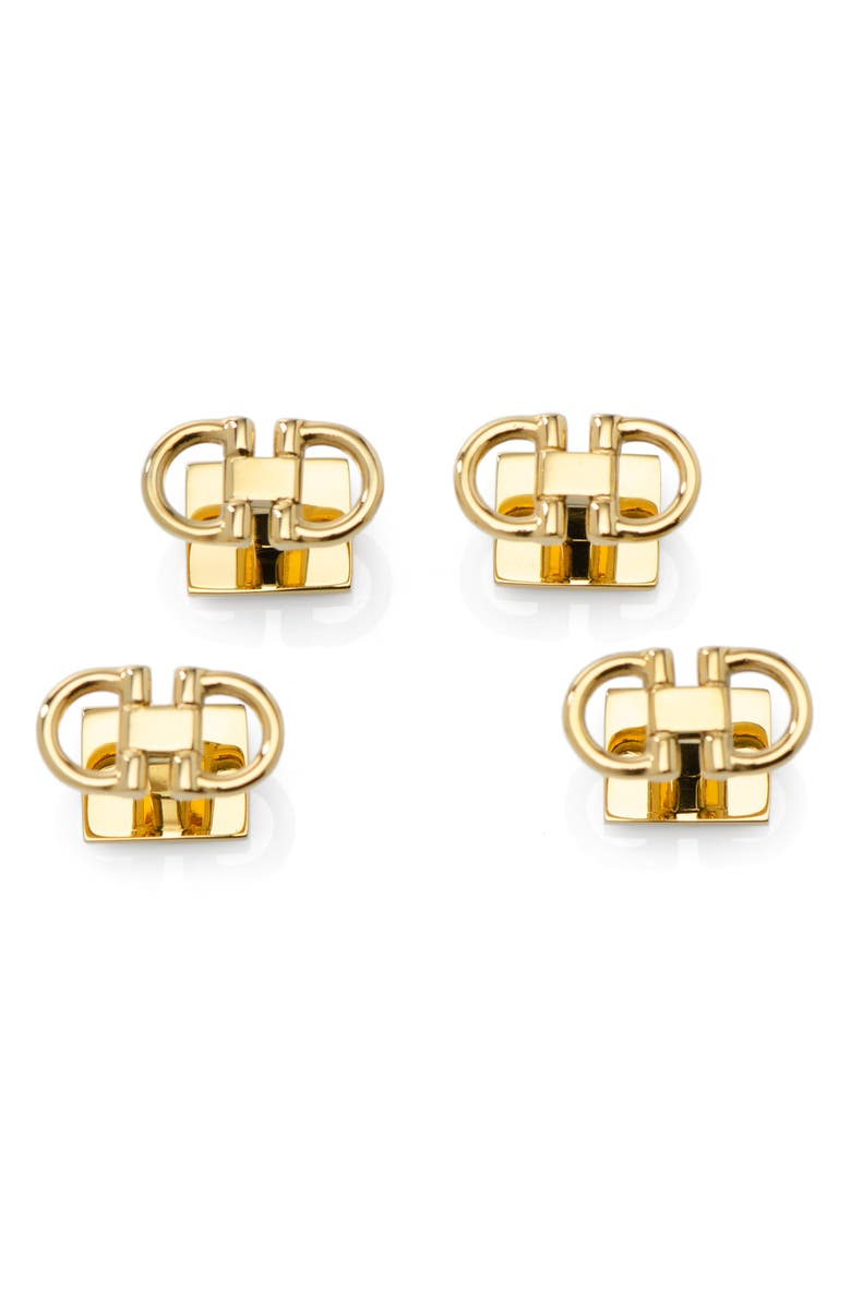 Cufflinks, Inc. Horse Bit Shirt Studs, Alternate, color, Gold