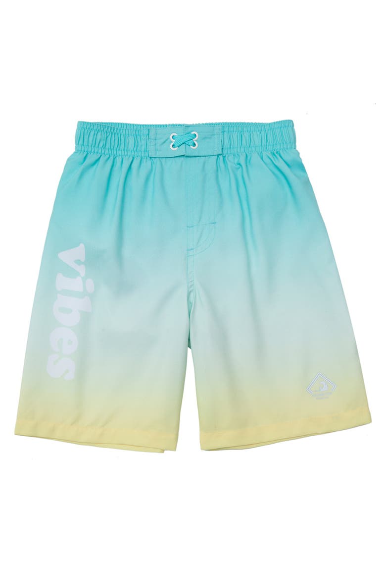 Swim Trunks with Mesh Lining UPF 50+, Main, color, Mint vibes