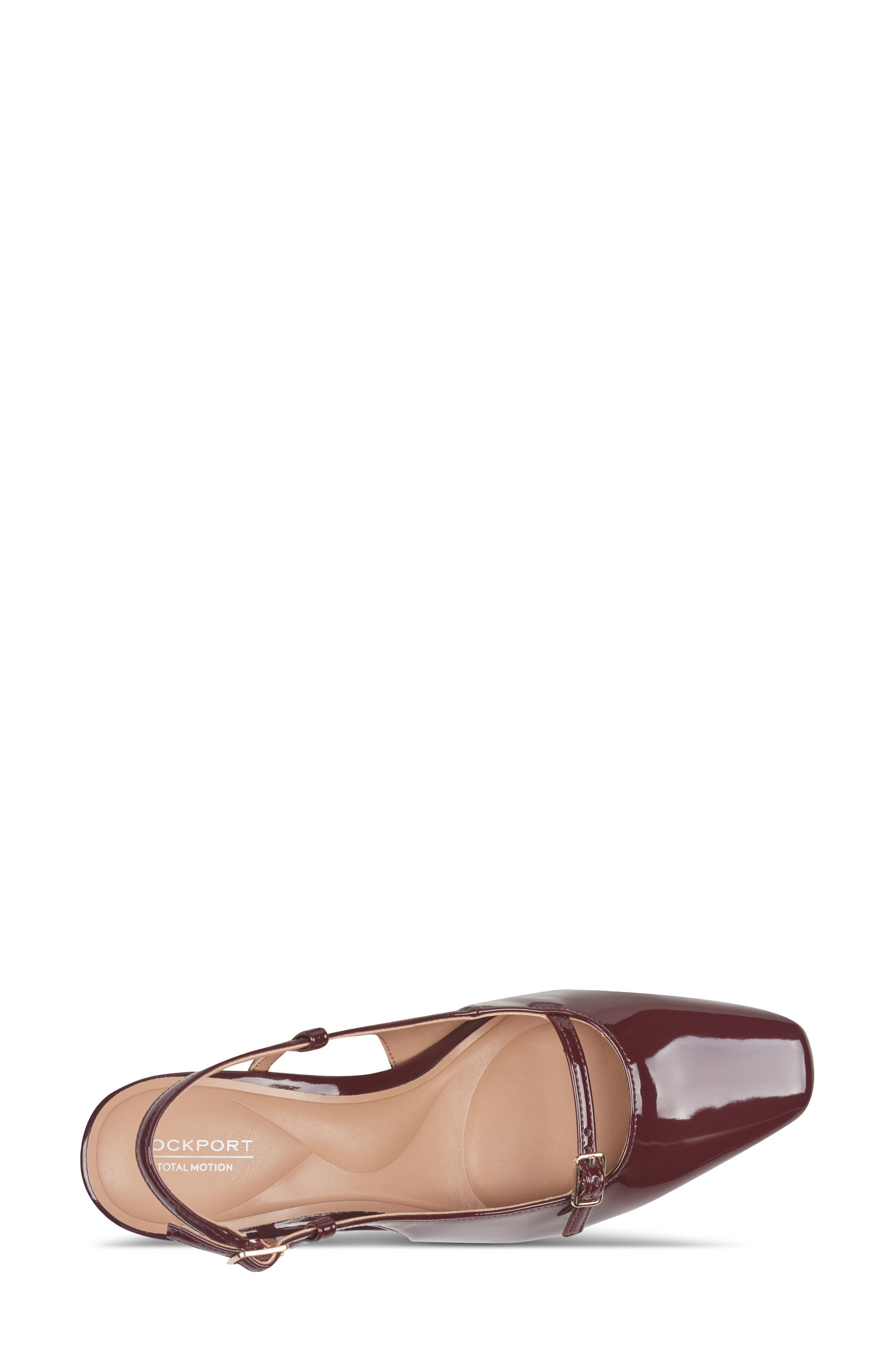 Darby Total Motion Slingback Pump, Alternate, color, DARK RED
