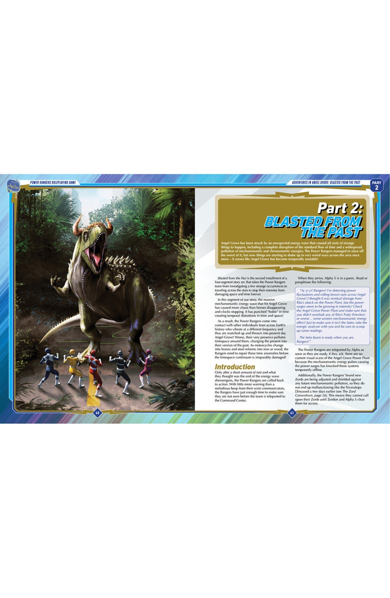 Renegade Game Studios Power Rangers RPG Adventures in Angel Grove Hardcover Adventure Book, Alternate, color, 