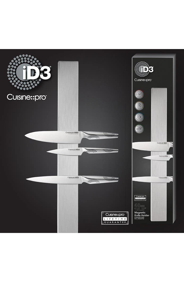 Cuisine::pro<sup
®</sup
iD3<sup
®</sup
Magnetic Knife Holder 15.5", Alternate, color, Silver