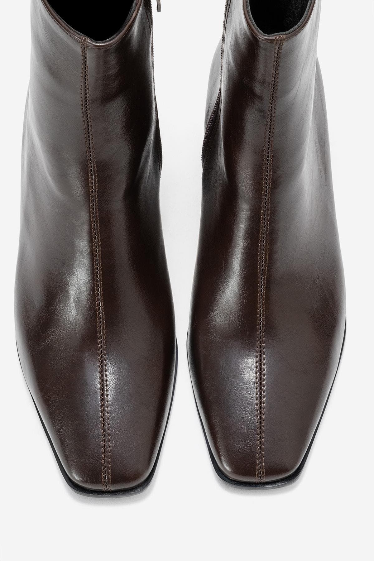 Arven Block Heel Boot, Alternate, color, Brown Faux Leather