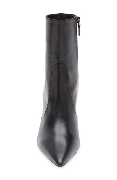 Stuart Weitzman Sculpt Zip Bootie In Black
