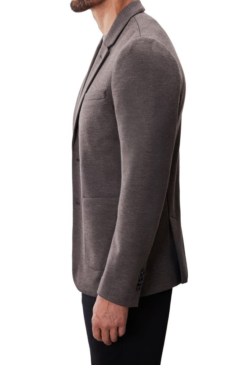 Robert Barakett Blum Heathered Knit Sport Coat, Alternate, color, Brown