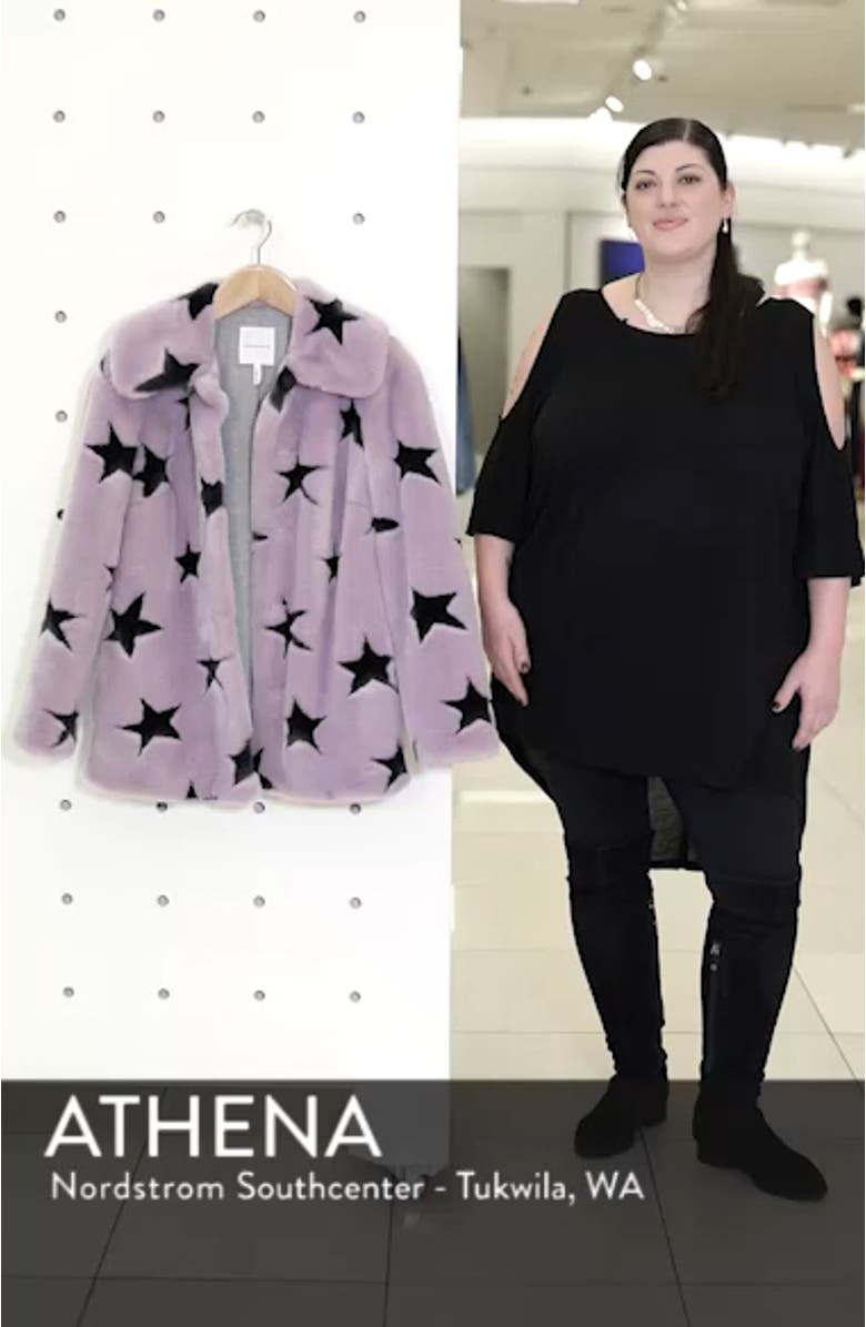 Faux Fur Swing Coat, sales video thumbnail