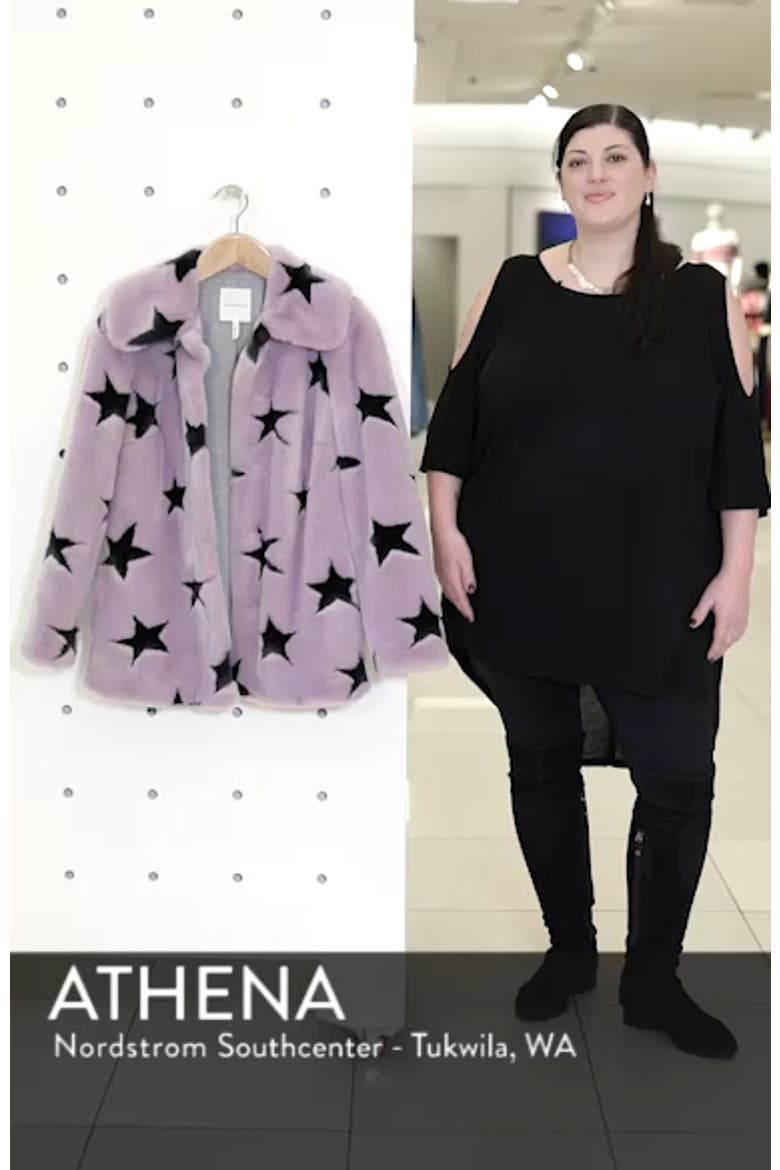 Faux Fur Swing Coat video