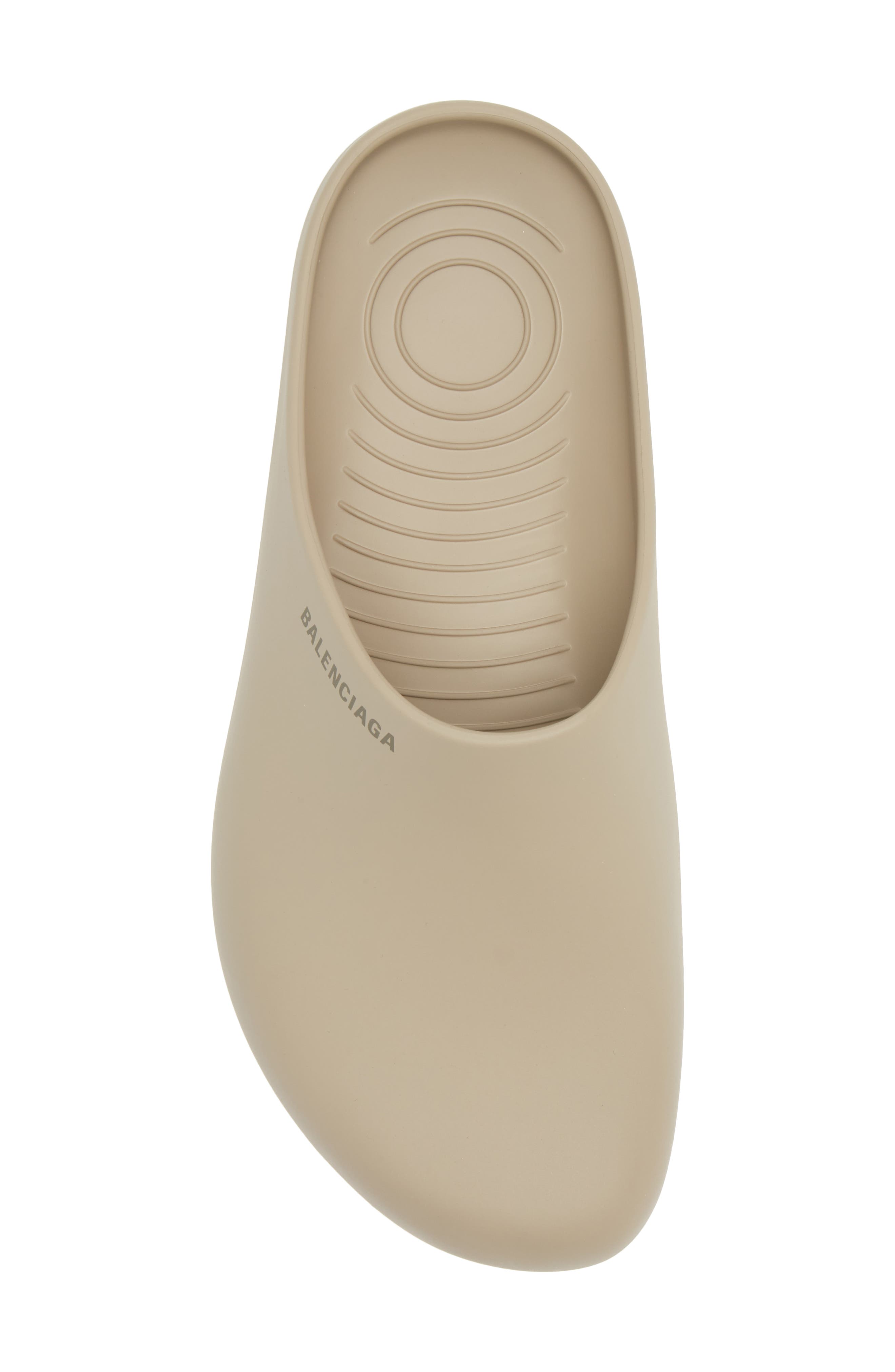 Logo Pool Closed Clog, Alternate, color, BEIGE/ DARK BEIGE