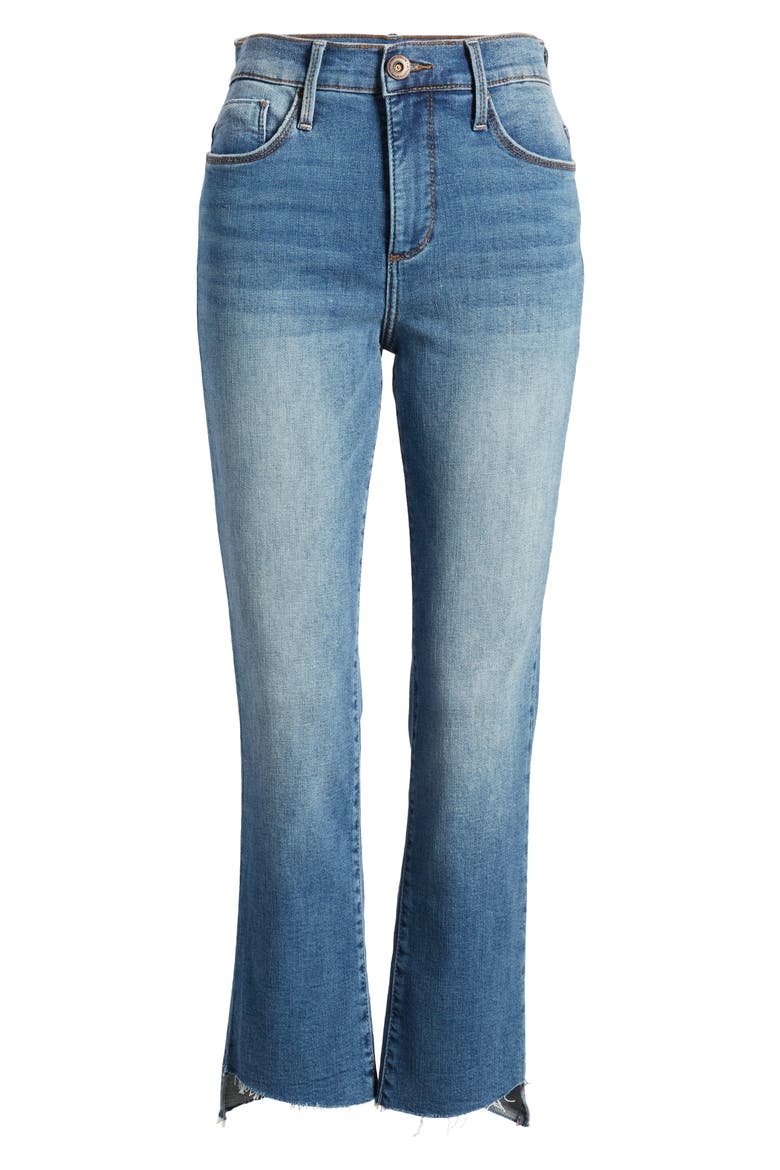 Daniel Step Hem Slim Straight Leg Jeans, Alternate, color, MEDIUM VALENCIA WASH