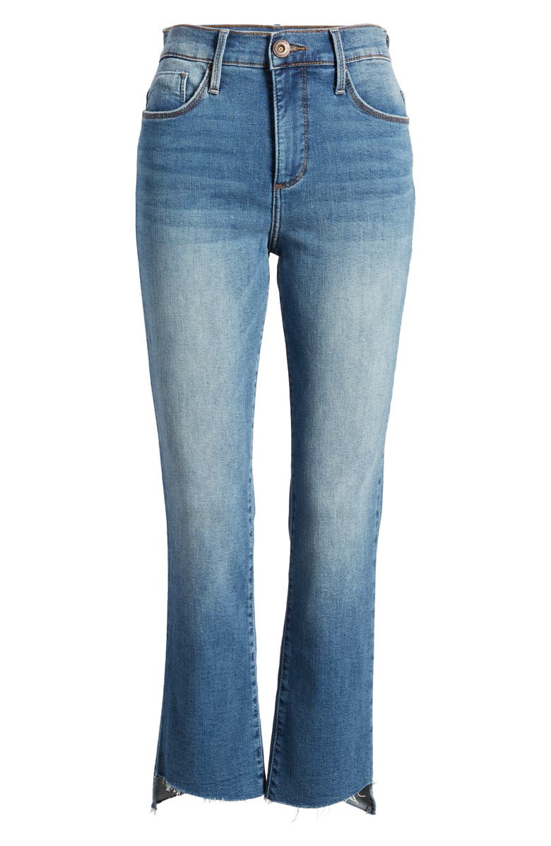 Whetherly Daniel Step Hem Slim Straight Leg Jeans, Alternate, color,