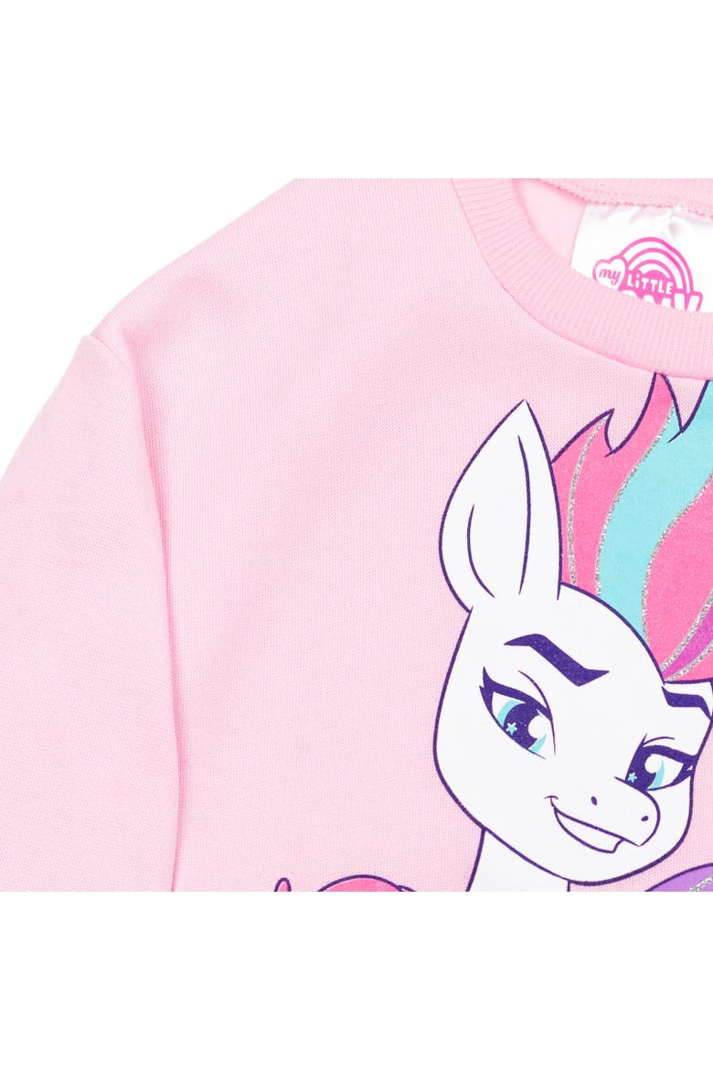 Sweatshirt & Leggings Set, Alternate, color, Pink