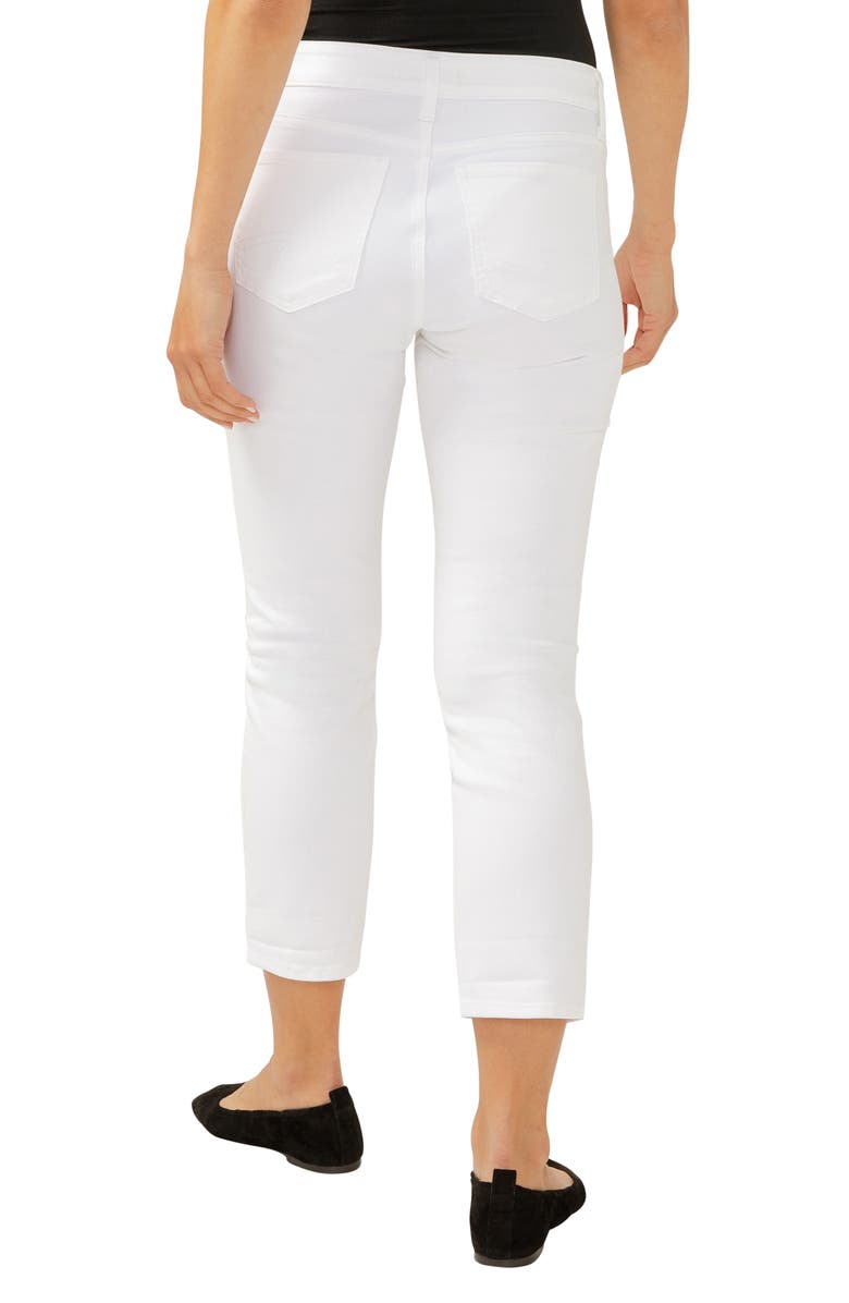 Silver Jeans Co. Elyse Curvy Mid Rise Capri Jeans, Alternate, color, 