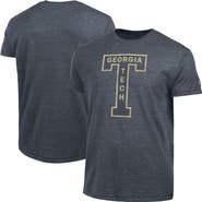 Champion Men's Champion  Navy Georgia Tech Yellow Jackets Vintage Triumph Tri-Blend T-Shirt