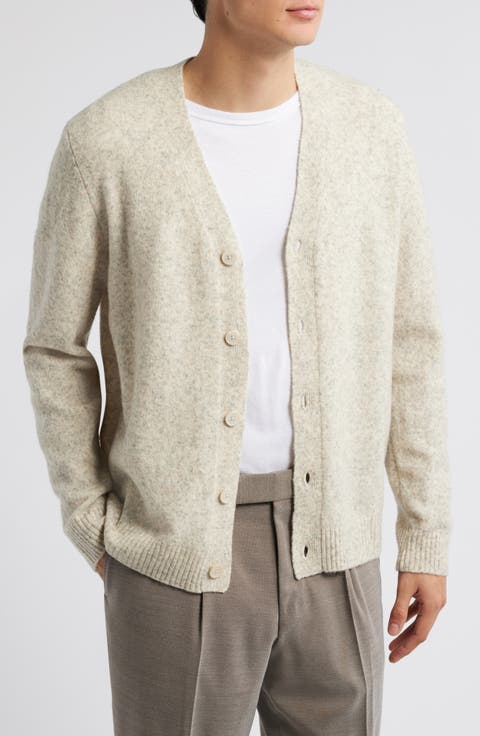 John 6683 Wool Blend Bouclé Cardigan