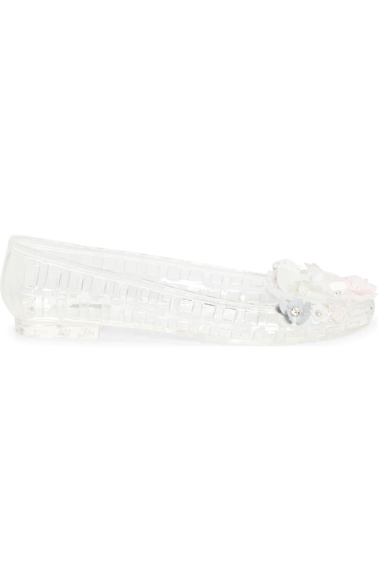 HEAVENLY JELLY Fleck Jelly Ballet Flat, Alternate, color, Clear