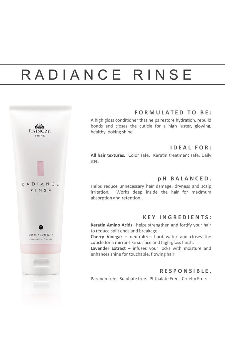 Raincry Radiance Rinse, Alternate, color, 
