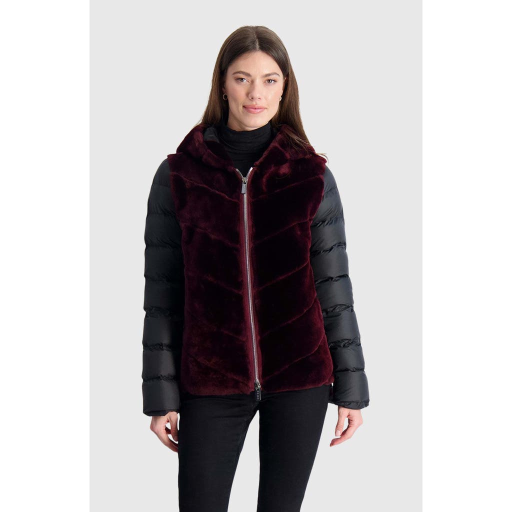 Gorski Shearling Lamb Parka, Quilted Features In Brown