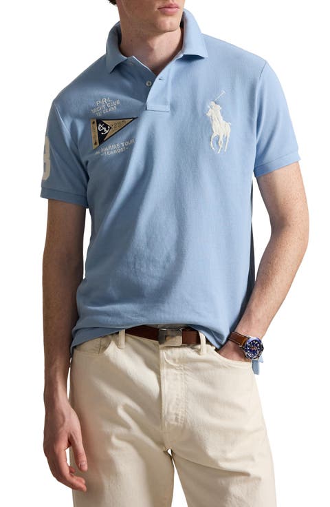 Slim Fit Big Pony Piqué Polo