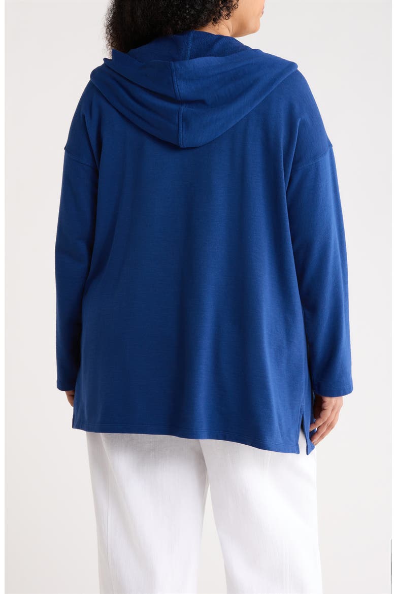 Organic Cotton Hooded Jacket, Alternate, color, DEEP DIVE