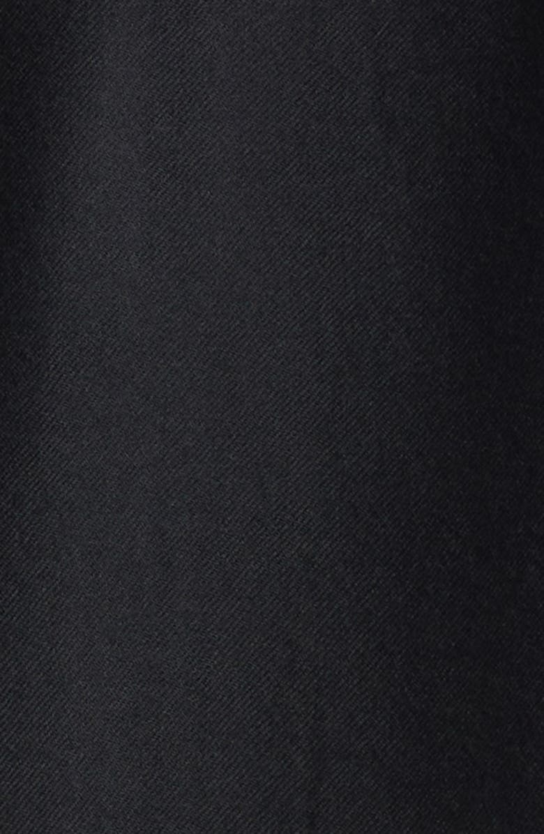 Bode Laurelist Wool Flannel Overshirt, Alternate, color, Black