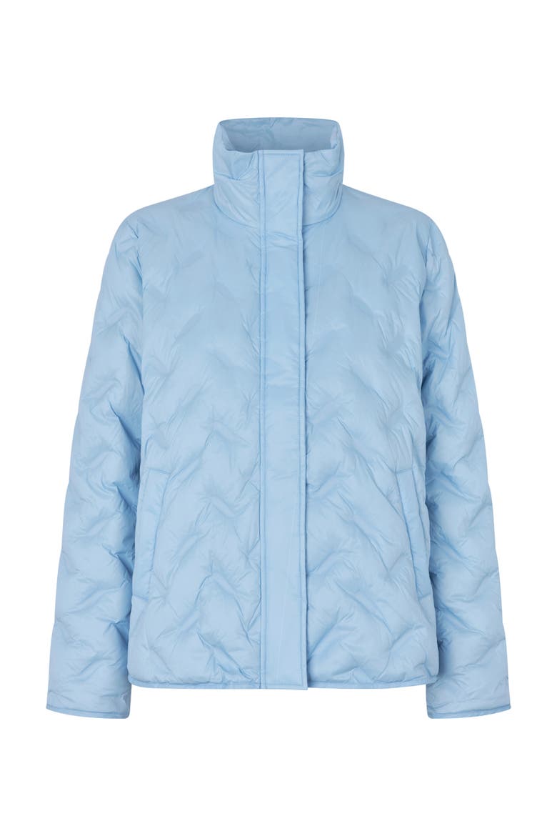 Quilted Puffer Coat, Alternate, color, Powder Blue