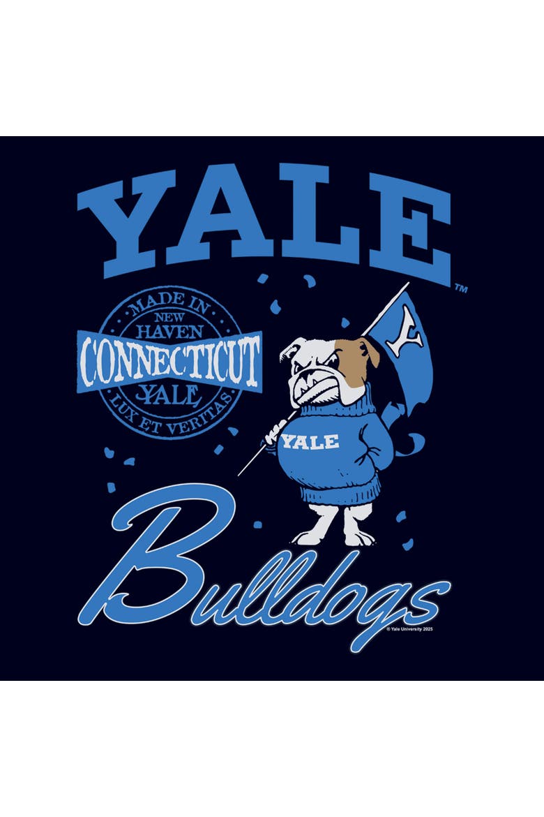 Men's Yale University Connecticut Bulldogs Badge  Graphic T-Shirt, Alternate, color, Navy Blue