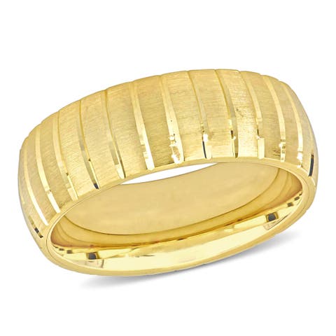 7mm Brushed Finish Wedding Band 14k