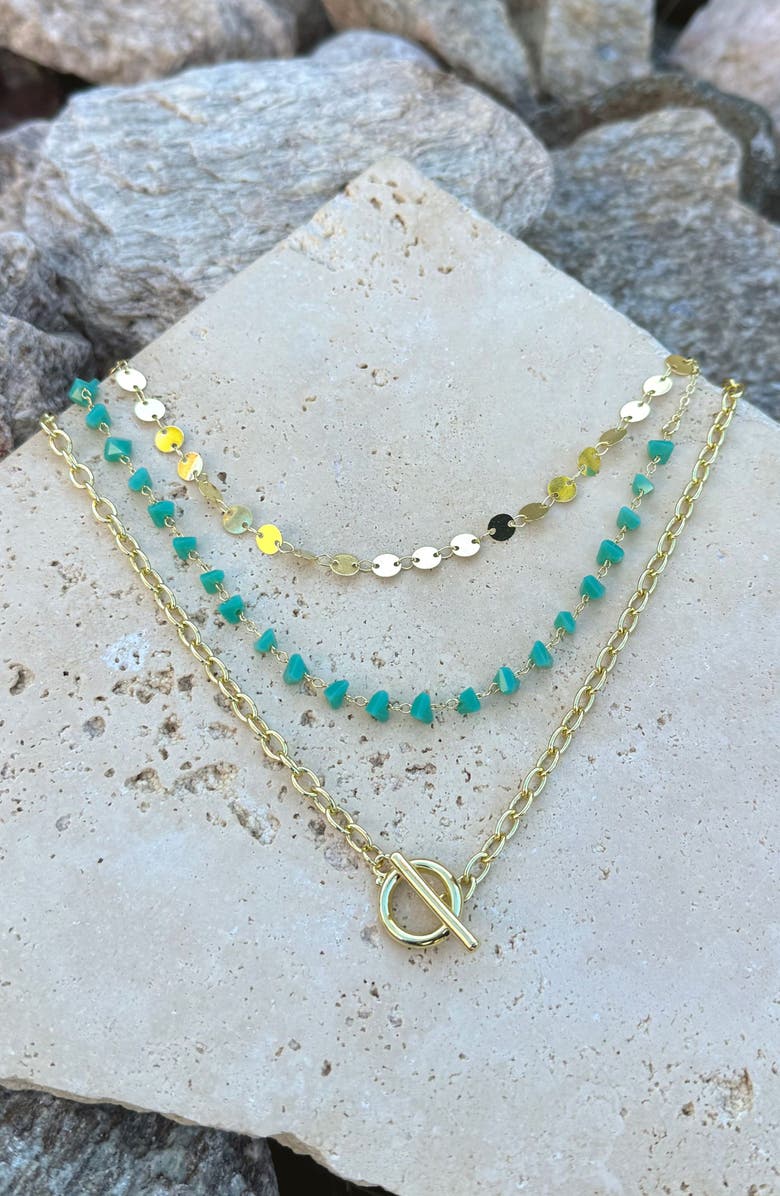 Adornia Set of 3 Assorted Chain Necklaces, Alternate, color, 