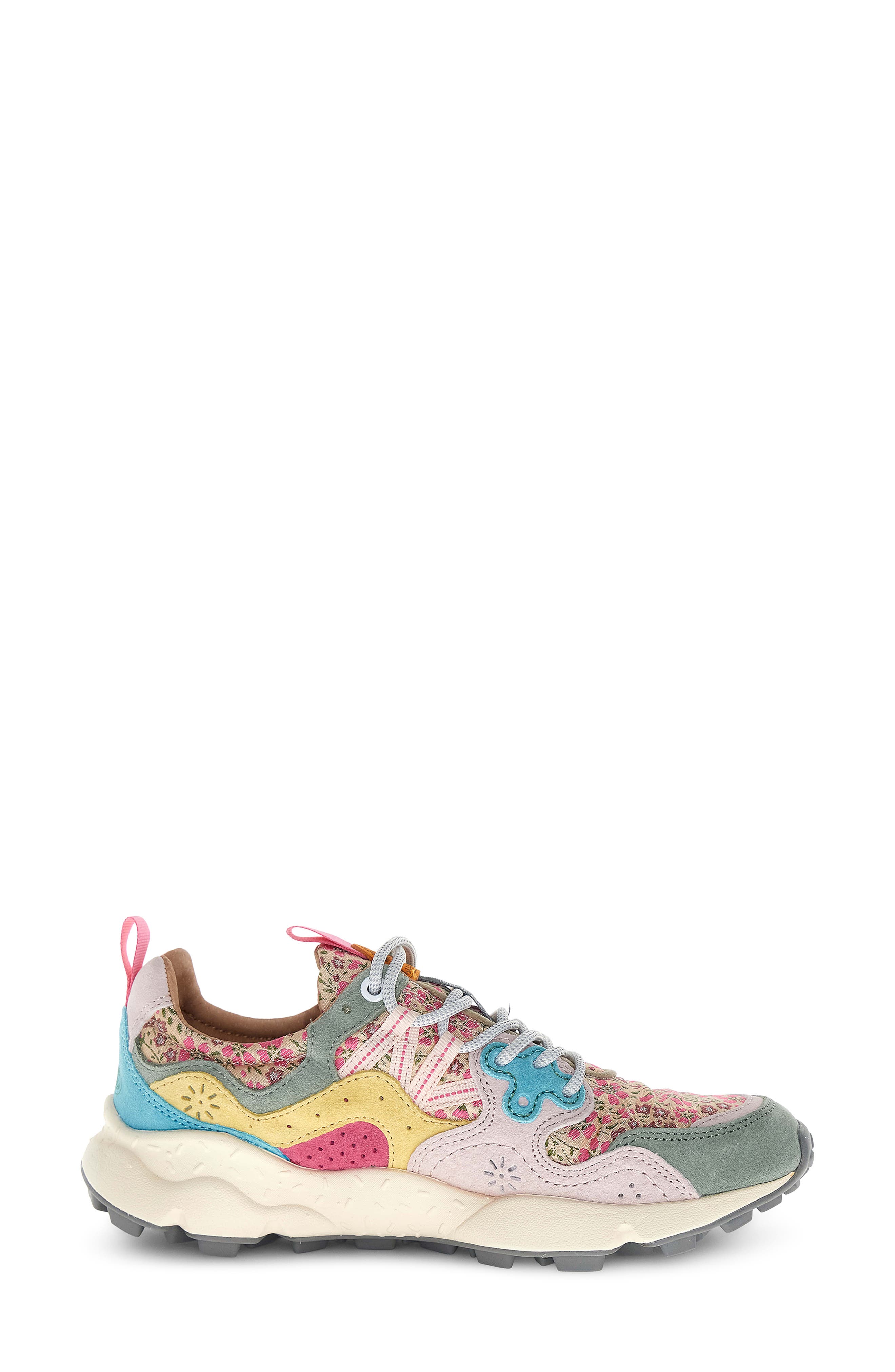 Yamano 3 Sneaker, Alternate, color, SAGE/ PINK