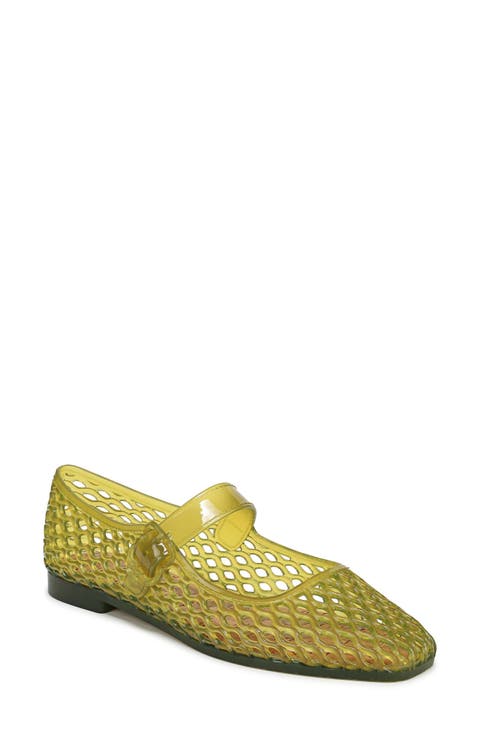 Michaela Jelly Mary Jane Flat (Women)