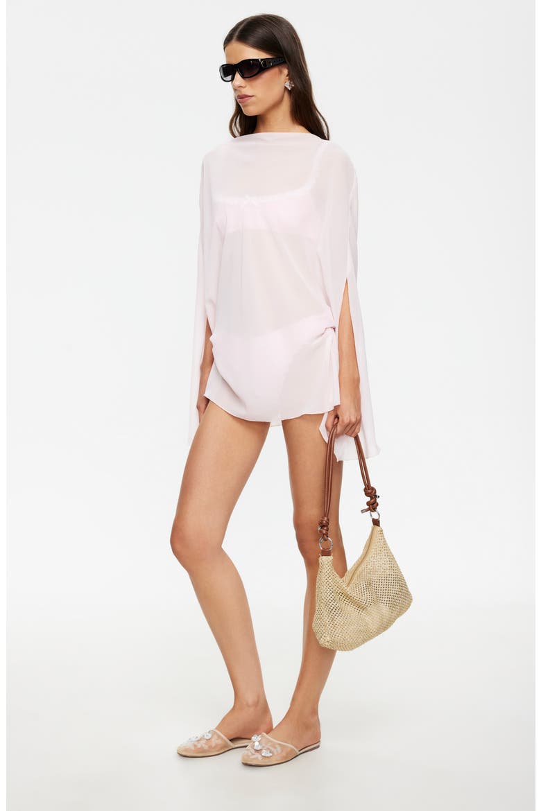 Aura Poncho, Alternate, color, BUBBLEGUM