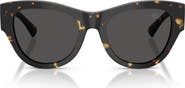 Burberry 52mm Round Sunglasses