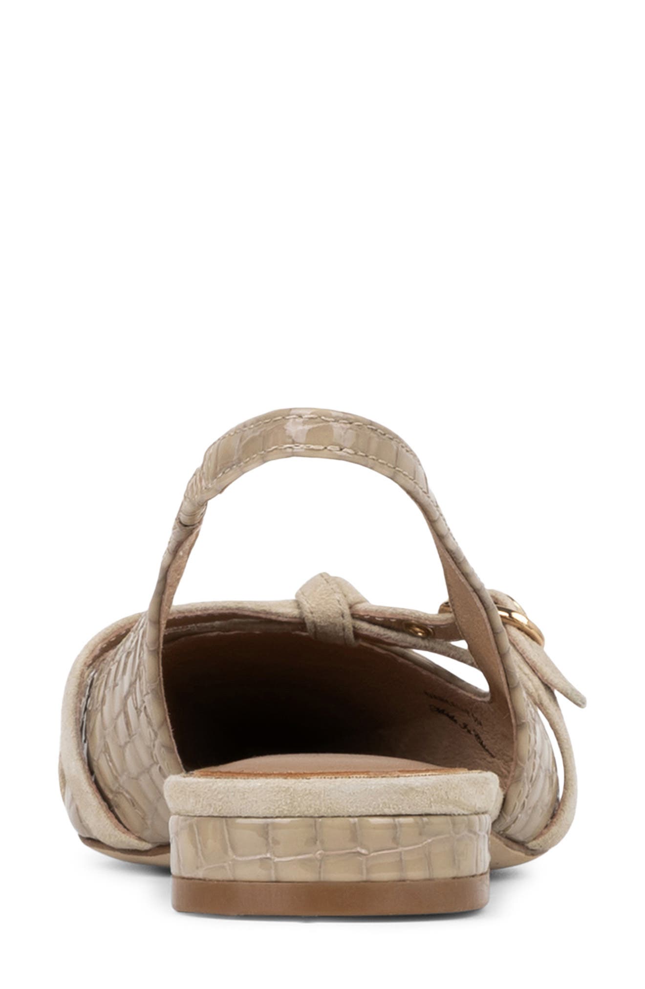 Darcelle Pointed Toe Slingback Flat, Alternate, color, PRALINE