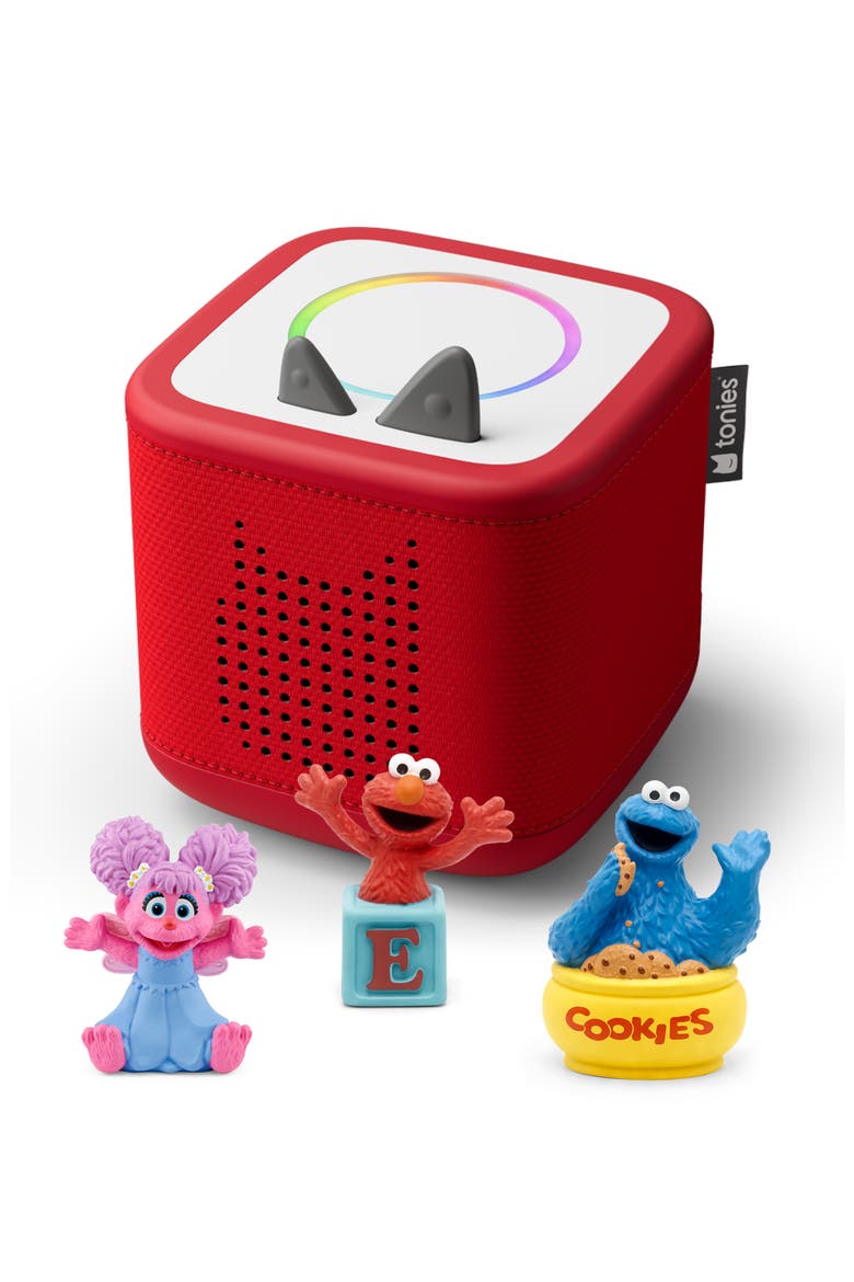 Toniebox 2 Sesame Street Bundle—Spanish, Main, color, SUNSET RED