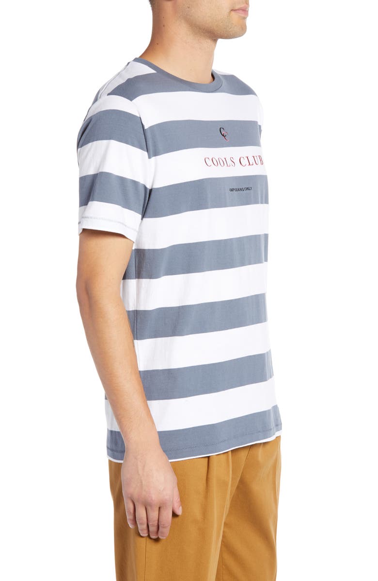 Barney Cools Embroidered Cools Club Stripe T-Shirt, Alternate, color,