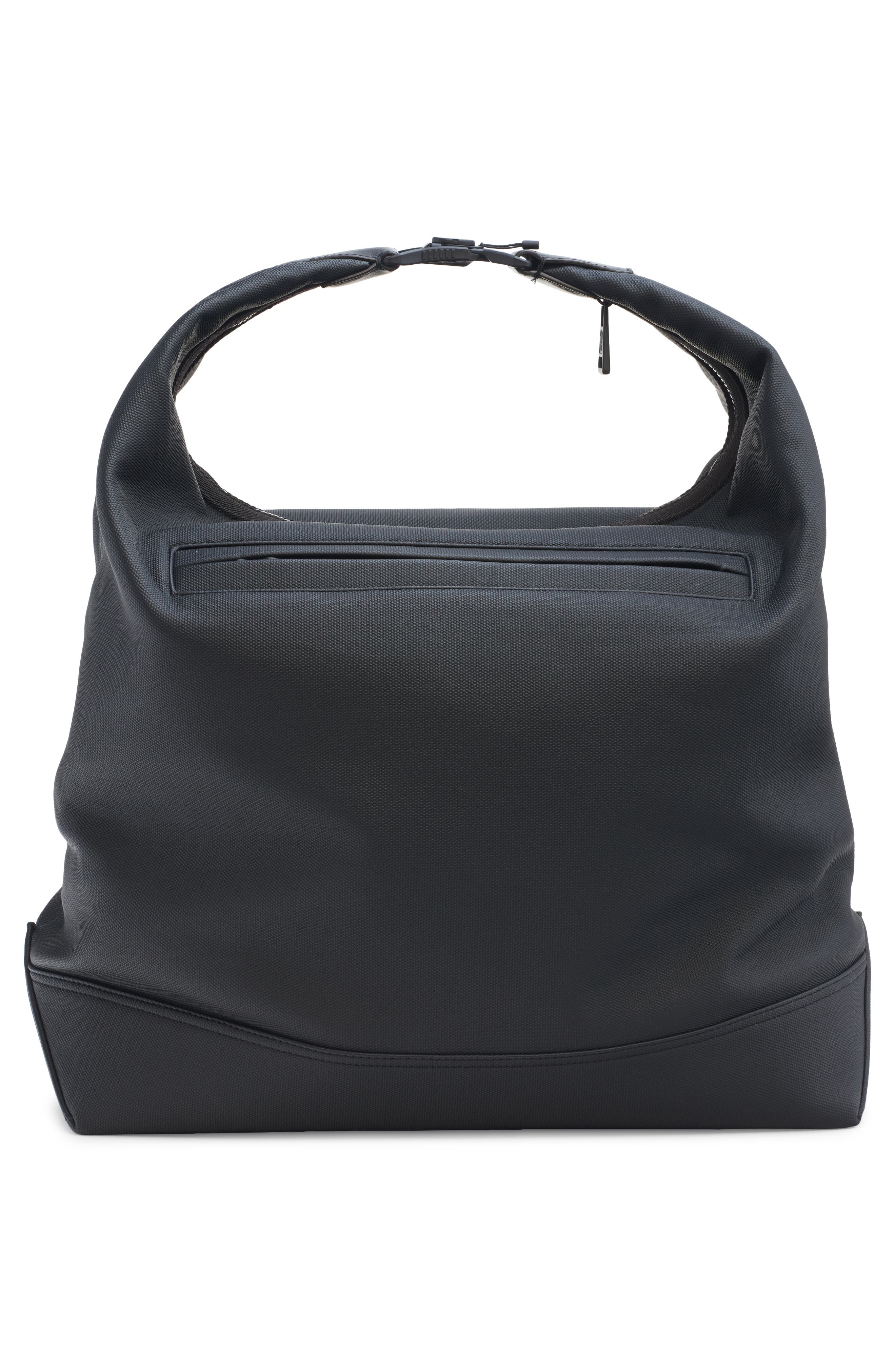 Moncler Nakoa Coated Canvas Tote, Alternate, color, Black